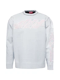 Pullover 'K-DIRT' hellgrau / rosa / wei