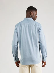 TOM TAILOR Langarmhemd    Hellblau/Blau/Grau