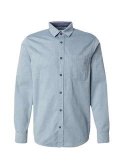 TOM TAILOR Langarmhemd    Hellblau/Blau/Grau