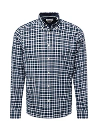 Hemd navy / hellblau / wei