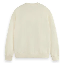 SCOTCH & SODA Sweatshirt naturweiß