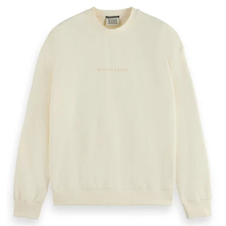 SCOTCH & SODA Sweatshirt naturweiß