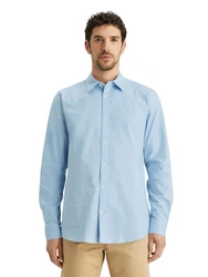 SCOTCH & SODA Hemd Langarmhemd hellblau