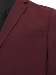 Jack & Jones Plus Anzug Franco weinrot