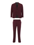 Jack & Jones Plus Anzug Franco weinrot