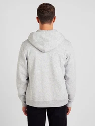 Champion Authentic Athletic Apparel Sweatjacke Hooded Full Zip Sweatshirt hellgrau