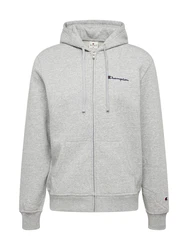 Champion Authentic Athletic Apparel Sweatjacke Hooded Full Zip Sweatshirt hellgrau