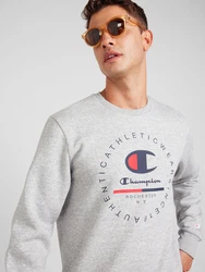 Champion Authentic Athletic Apparel Sweatshirt marineblau/grau/rubinrot