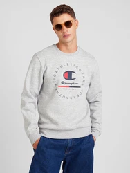 Champion Authentic Athletic Apparel Sweatshirt marineblau/grau/rubinrot