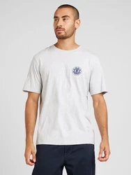 ELEMENT T-Shirt 'SEAL' dunkelblau/hellgrau