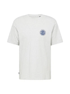 ELEMENT T-Shirt 'SEAL' dunkelblau/hellgrau