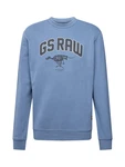 G-STAR Sweatshirt 'Skeleton Dog' rauchblau/schwarz/weiß