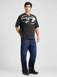 DIESEL Shirt 'T-BOXT-N14' grau/schwarz