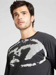 DIESEL Shirt 'T-BOXT-N14' grau/schwarz