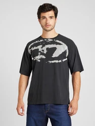 DIESEL Shirt 'T-BOXT-N14' grau/schwarz