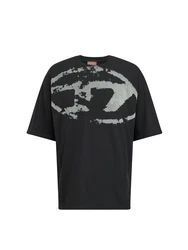 DIESEL Shirt 'T-BOXT-N14' grau/schwarz