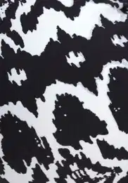 Horní díl plavek černá / bílá