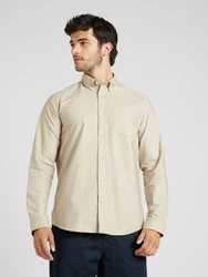 SELECTED HOMME Langarmhemd Rick (1-tlg) hellbeige