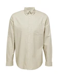 SELECTED HOMME Langarmhemd Rick (1-tlg) hellbeige