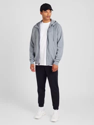 NIKE Sportsweatjacke 'PRIMARY' grau