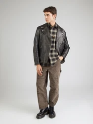 G-STAR Hemd 'Bristum 2.0' hellbeige/oliv/schwarz
