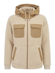 VAUDE Outdoorjacke Funktionsfleecejacke Fleecejacke 'Manukau Escape' beige/dunkelbeige