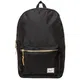 Herschel Rucksack 'Settlement' schwarz / weiß