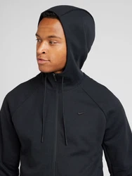 NIKE Sportsweatjacke 'PRIMARY' schwarz