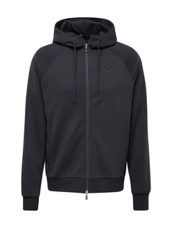 NIKE Sportsweatjacke 'PRIMARY' schwarz