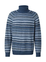 Pullover 'Fikkan' beige / marine / blue denim / wei
