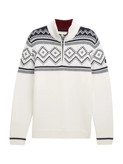 TOM TAILOR Pullover 'Fair Isle' Strick Troyer