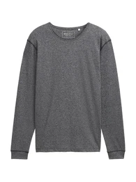 Shirt schwarzmeliert