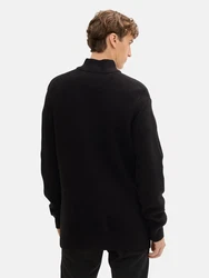 TOM TAILOR Denim Strickpullover schwarz