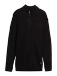 TOM TAILOR Denim Strickpullover schwarz