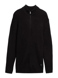 TOM TAILOR Denim Strickpullover schwarz TOM TAILOR Denim Strickpullover schwarz