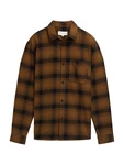 TOM TAILOR DENIM Hemd cognac / schwarz