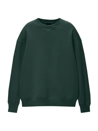 Sweatshirt dunkelgrn
