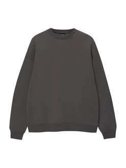 Pull&Bear Sweatshirt dunkelgrau