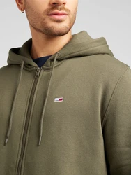 Tommy Jeans Sweatjacke oliv