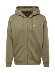 Tommy Jeans Sweatjacke oliv