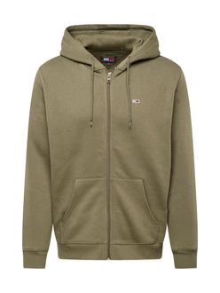 Tommy Jeans Sweatjacke oliv