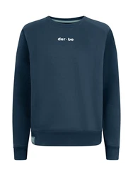 Derbe Sweatshirt Bedeutung Rückenprint dunkelblau / wei