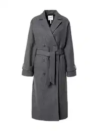 Přechodný kabát 'OBJKEILY' tmavě šedá