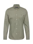 Tommy Hilfiger Hemd Micro Print SF Shirt oliv/hellgrün