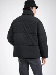 Calvin Klein Jeans Jacke CHENILLE PUFFER schwarz/offwhite
