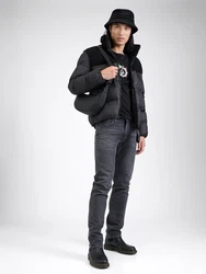 Calvin Klein Jeans Jacke dunkelgrau / schwarz