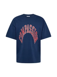 WEEKDAY T-Shirt 'Great' navy/rot/weiß