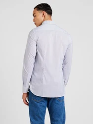 Tommy Hilfiger Hemd Micro Print SF Shirt marineblau/weiß