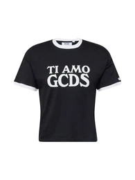 T-Shirt 'TI AMO' schwarz / offwhite