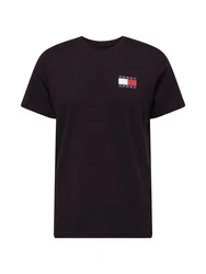 Tommy Jeans T-Shirt 'ESSENTIAL' marineblau/feuerrot/schwarz/weiß